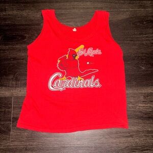 Vintage 80s STL Cardinals MLB Tank Top